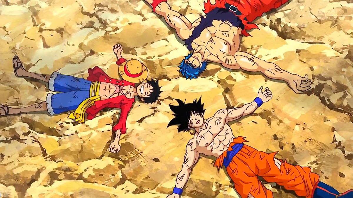 dragon ball z and one piece crossover movie dragon ball z and one piece crossover movie