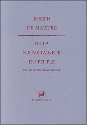 De la souveraineté du peuple
