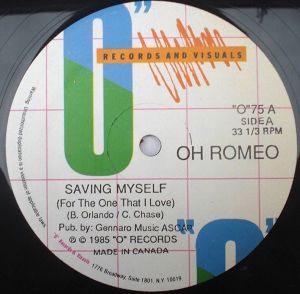 Saving Myself (For The One That I Love) (Single)