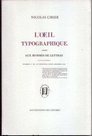 L'Œil typographique