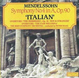 Symphony no. 4 in A, op. 90 "Italian"