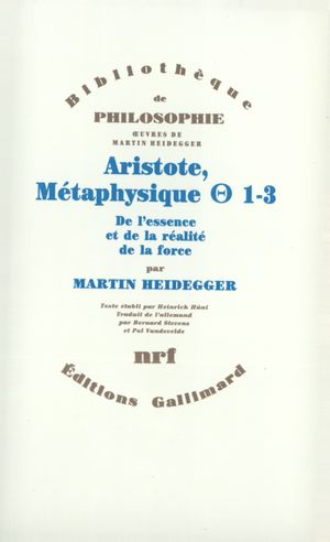 Aristote, Métaphysique Θ 1-3