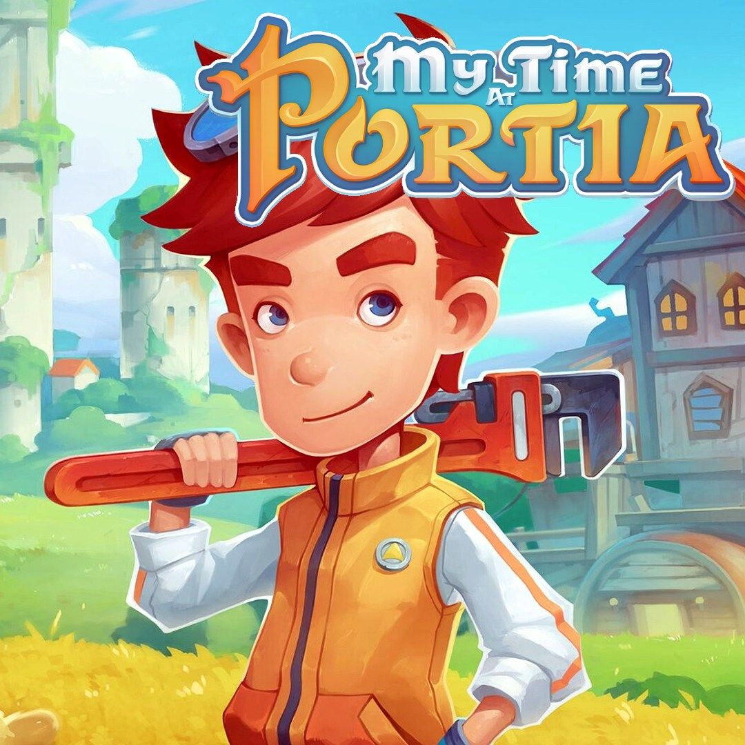 My time at portia книжная полка