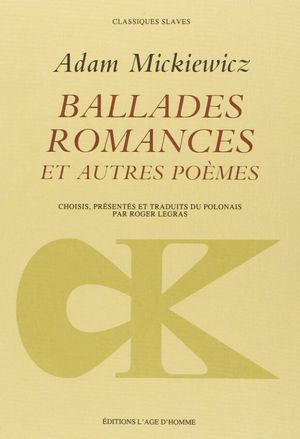 Ballades romances et autres poèmes