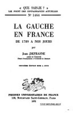 La Gauche en France, de 1789 à nos jours