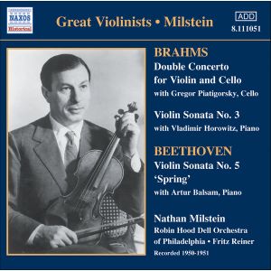 Brahms: Double Concerto / Beethoven: Violin Sonata no. 5 "Spring"
