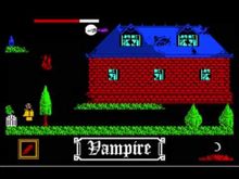 Vampire - Jeu THOMSON MO5 TO7 TO9 1986 - Infogrames