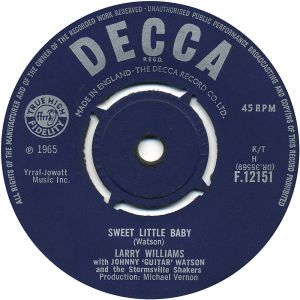 Sweet Little Baby / Slow Down (Single)