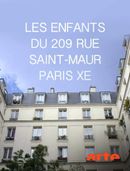 Affiche Les enfants du 209 rue Saint-Maur, Paris, Xe