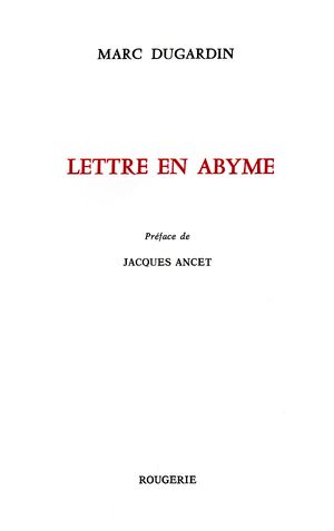 Lettre en abyme