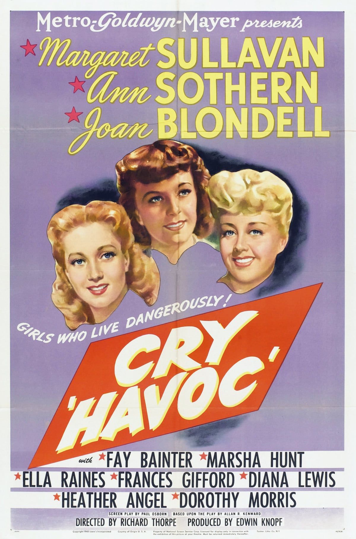 Images de Cry 'Havoc' (1943) - SensCritique