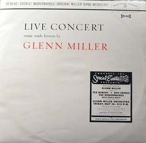 Live Concert - Music Made Famous by Glenn Miller