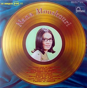 Le Disque d'or de Nana Mouskouri