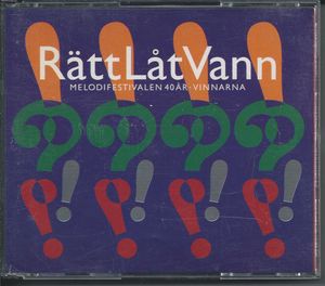 Rätt låt vann: Melodifestivalen 40 år: Vinnarna (disc 1)
