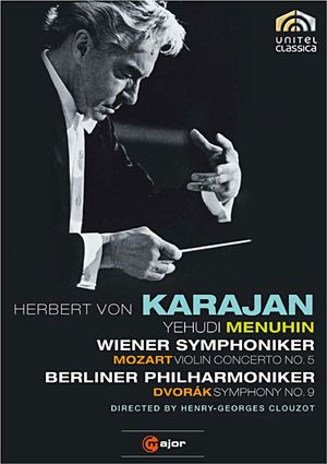 Yehudi Menuhin et Herbert Von Karajan