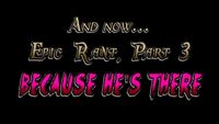 Because He's There