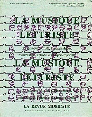 La Revue Musicale - La Musique Lettriste