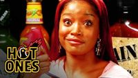Keke Palmer Laughs Uncontrollably While Eating Spicy Wings
