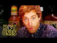 Thomas Middleditch Does Improv While Eating Spicy Wings