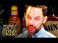 Nick Kroll Delivers a PSA While Eating Spicy Wings