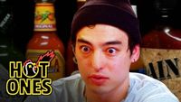 Joji Sets His Face on Fire While Eating Spicy Wings