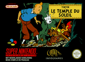 Jaquette Tintin : Le Temple du Soleil Jaquette Tintin : Le Temple du Soleil