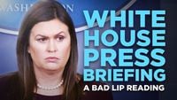 "WHITE HOUSE PRESS BRIEFING" — A Bad Lip Reading