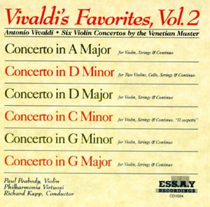 Vivaldi's Favorites, Volume 2