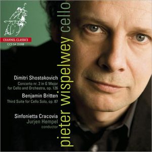 Dimitri Shostakovich: Concerto nr. 2 in G major for Cello and Orchestra, op. 126 / Benjamin Britten: Third Suite for Cello Solo,
