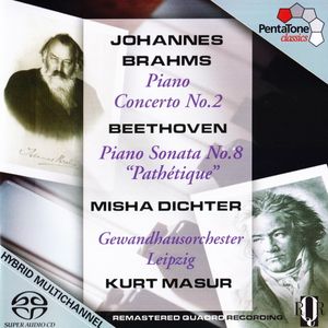 Brahms: Piano Concerto no. 2 / Beethoven: Sonata no. 8 "Pathetique"
