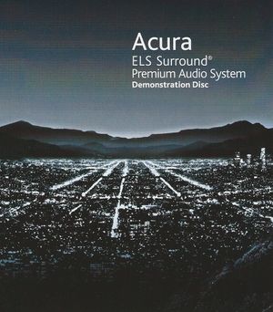 Acura TL DVD-Audio Demonstration Disc