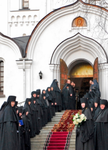 Les soeurs du monastère Sainte Elisabeth de Minsk