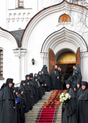 Les soeurs du monastère Sainte Elisabeth de Minsk