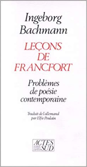 Leçons de Francfort