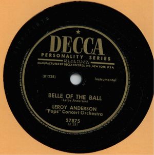 Belle of the Ball / Blue Tango (Single)