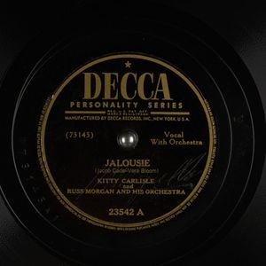 Jalousie / Beat Out Dat Rhythm on a Drum (Single)