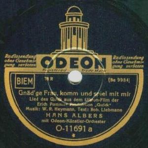 Gnäd’ge Frau, komm und spiel mit mir / Seemanns Chor (Single)