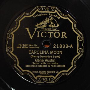 Carolina Moon / I Wish I Had Died in My Cradle (Before I Grew Up to Love You) (Single)