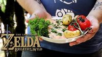 Je cuisine le saumon meunière Max de Zelda Botw