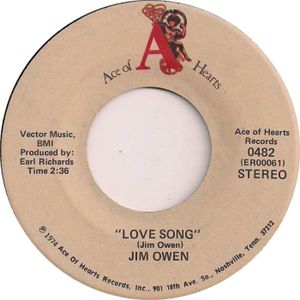Love Song / I've Got a Woman to Lean On (Single)