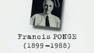 Francis Ponge (1899-1988)