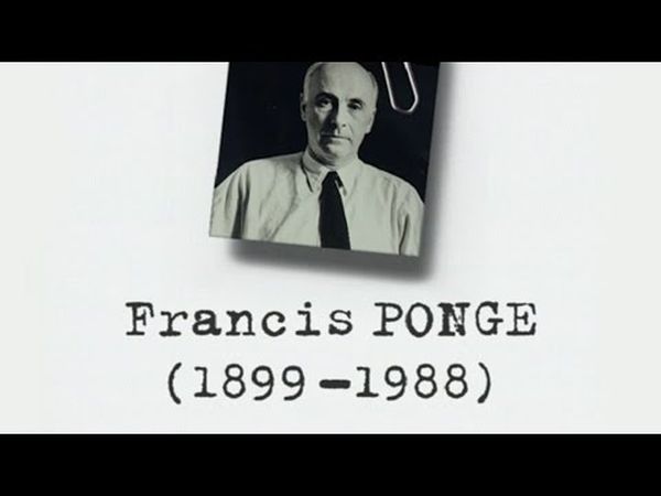 Francis Ponge (1899-1988)