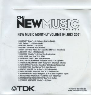 CMJ New Music Monthly, Volume 94: July 2001