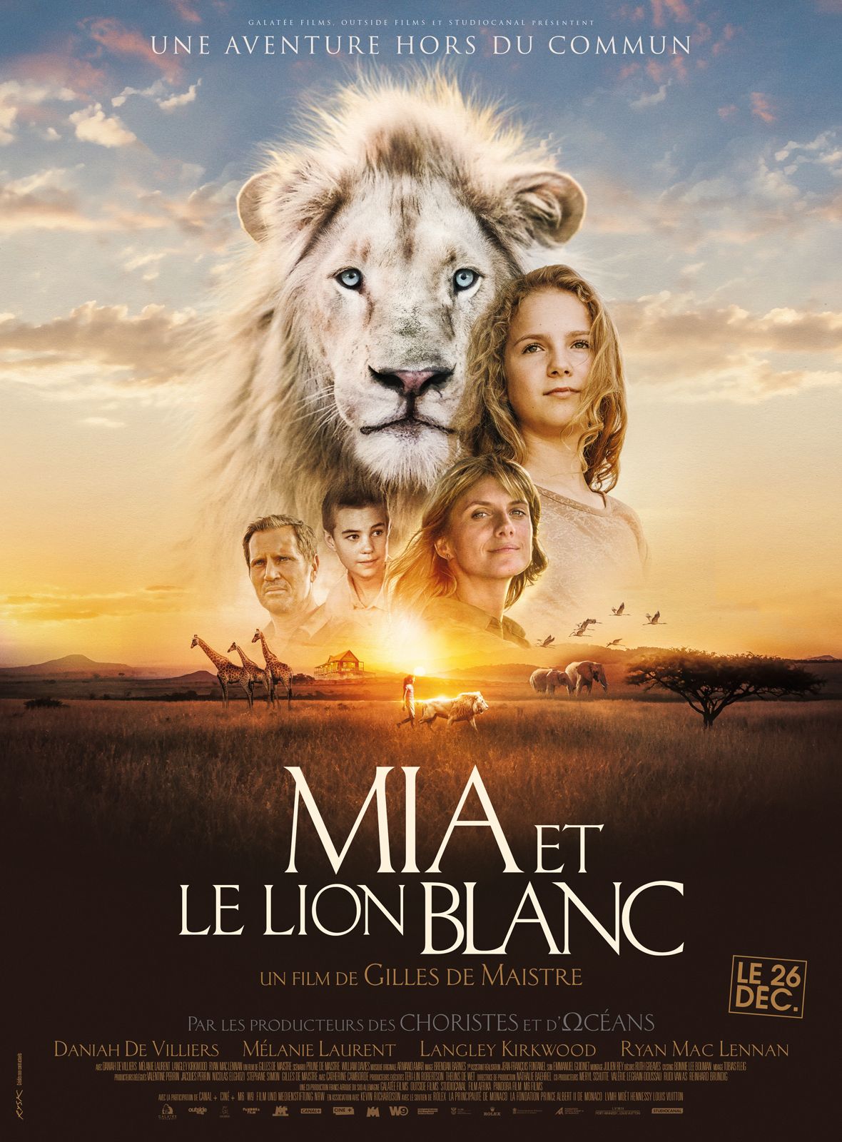 mia et le lion blanc peluche