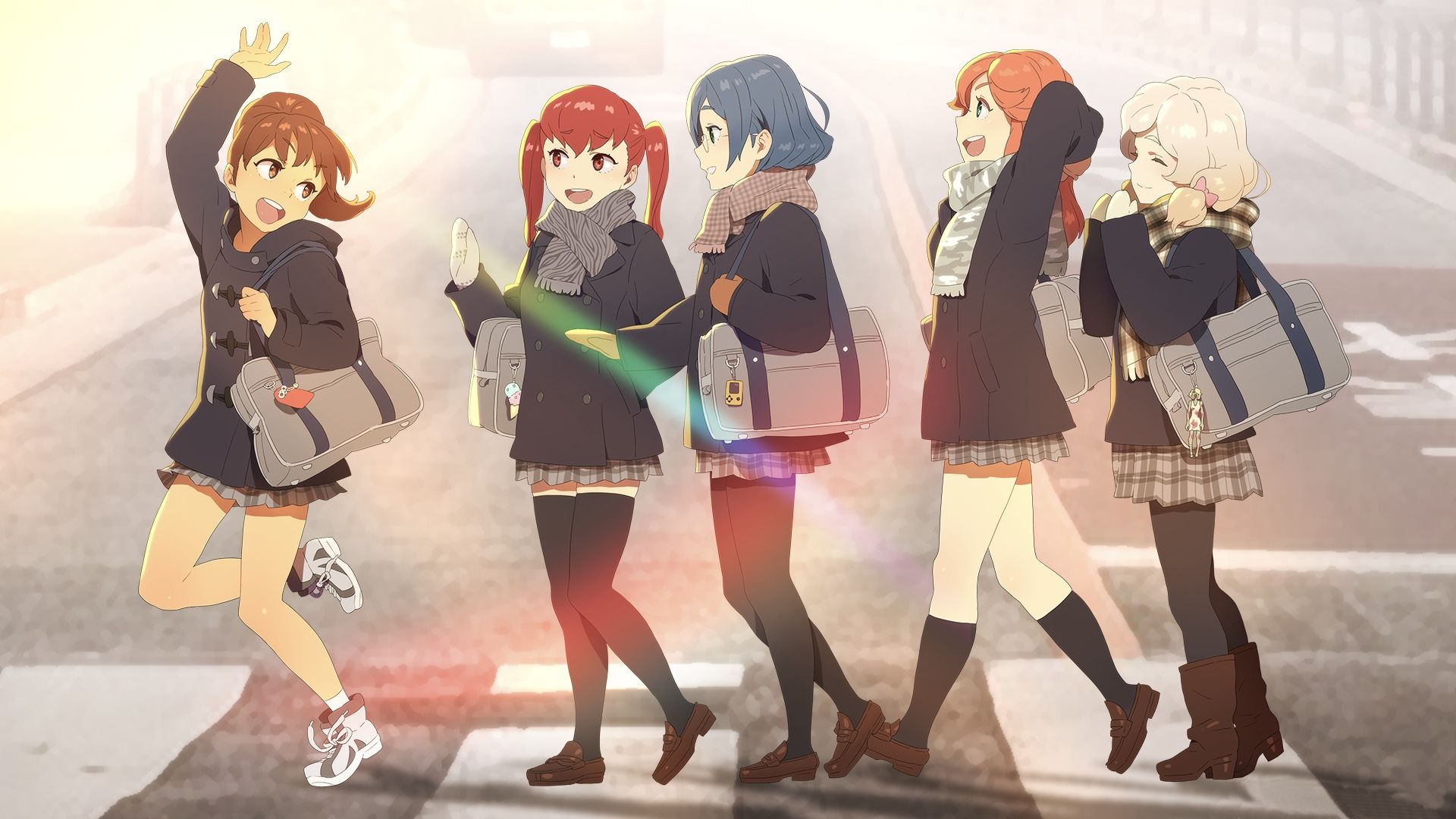 Le jeu de carte School Girl Strikers adapté en série animée