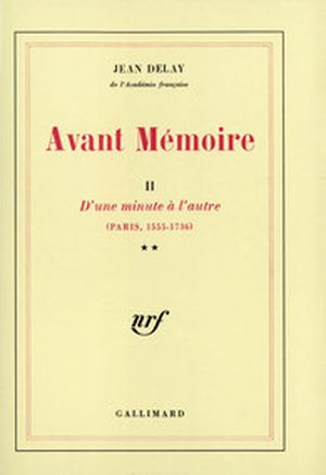 Avant Mémoire, tome 2
