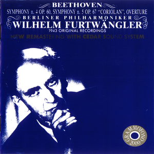 Symphony n. 4 op. 60 / Symphony n. 5 op. 67 / “Coriolan”, Overture (Live)