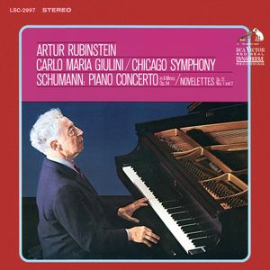Piano Concerto in A minor, op. 54 / Novelettes, op. 21, nos. 1 and 2