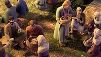Jesus Feeds the Hungry
