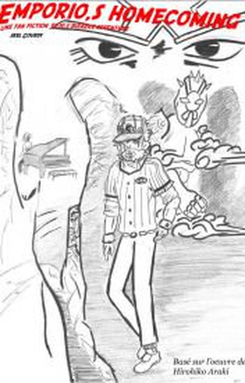 Illustration Une fan fiction jojo,s bizarre adventure: Emporio,s Homecoming! Une histoire qui se passe directement après la fin de Stone Ocean. Illustration Une fan fiction jojo,s bizarre adventure: Emporio,s Homecoming! Une histoire qui se passe directement après la fin de Stone Ocean.
